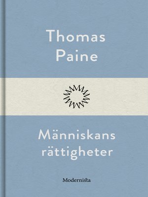 cover image of Människans rättigheter
